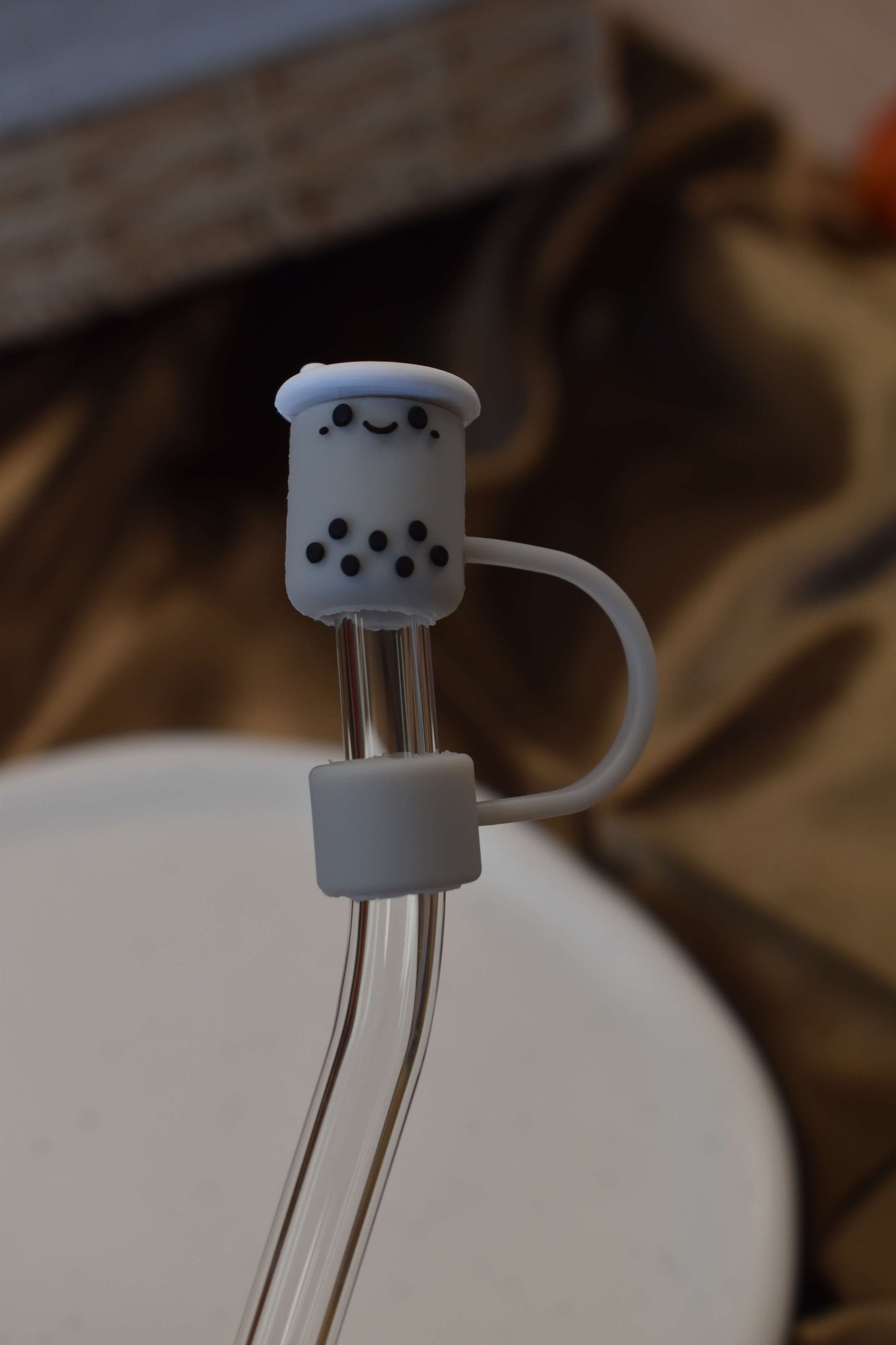 Silikon-Strohhalm-Topper - Boba Edition