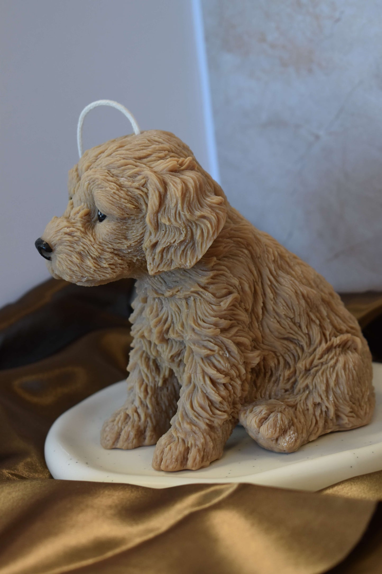 Rapeseed wax candle "Puppy Love XL" - Cockapoo