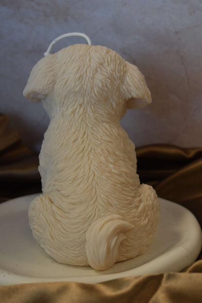 Rapeseed wax candle "Puppy Love XL" - Shih Tzu