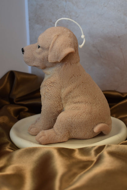 Rapeseed wax candle "Puppy Love XL" - Labrador