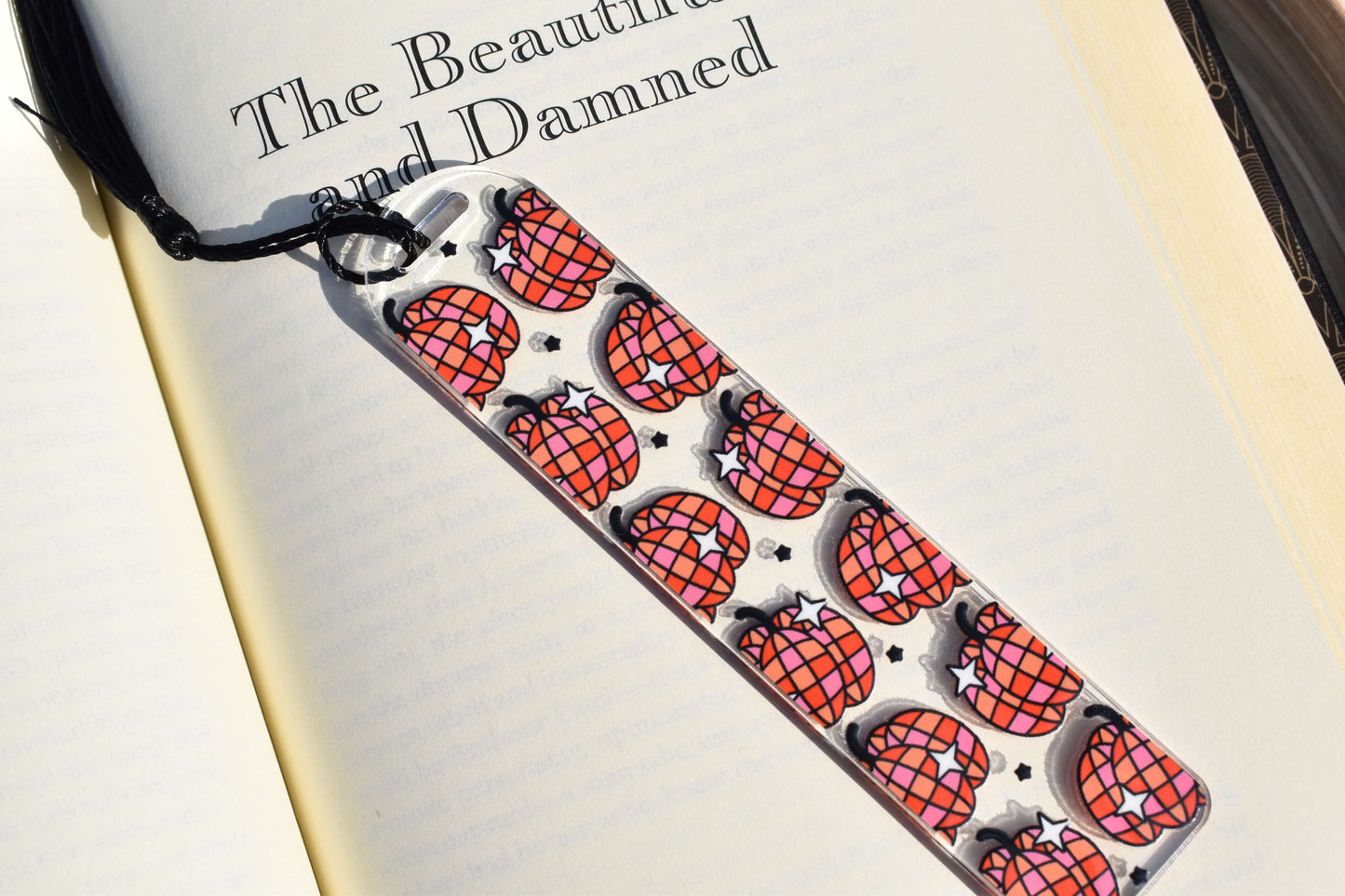 Lesezeichen Acryl - Disco Pumpkin