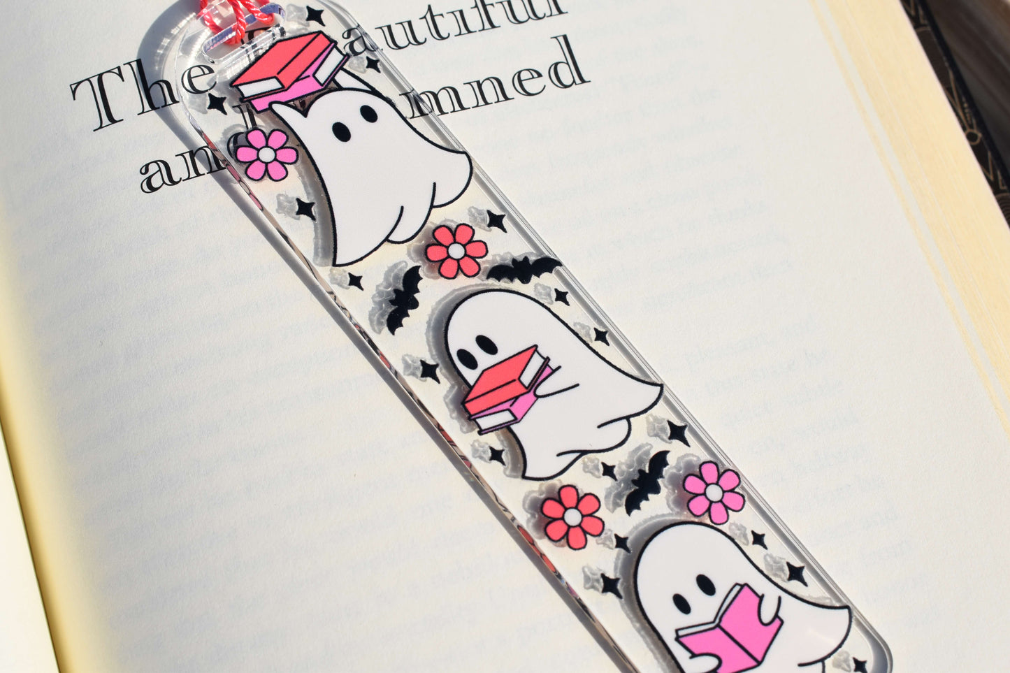 Acrylic Bookmark - Bookish Boo