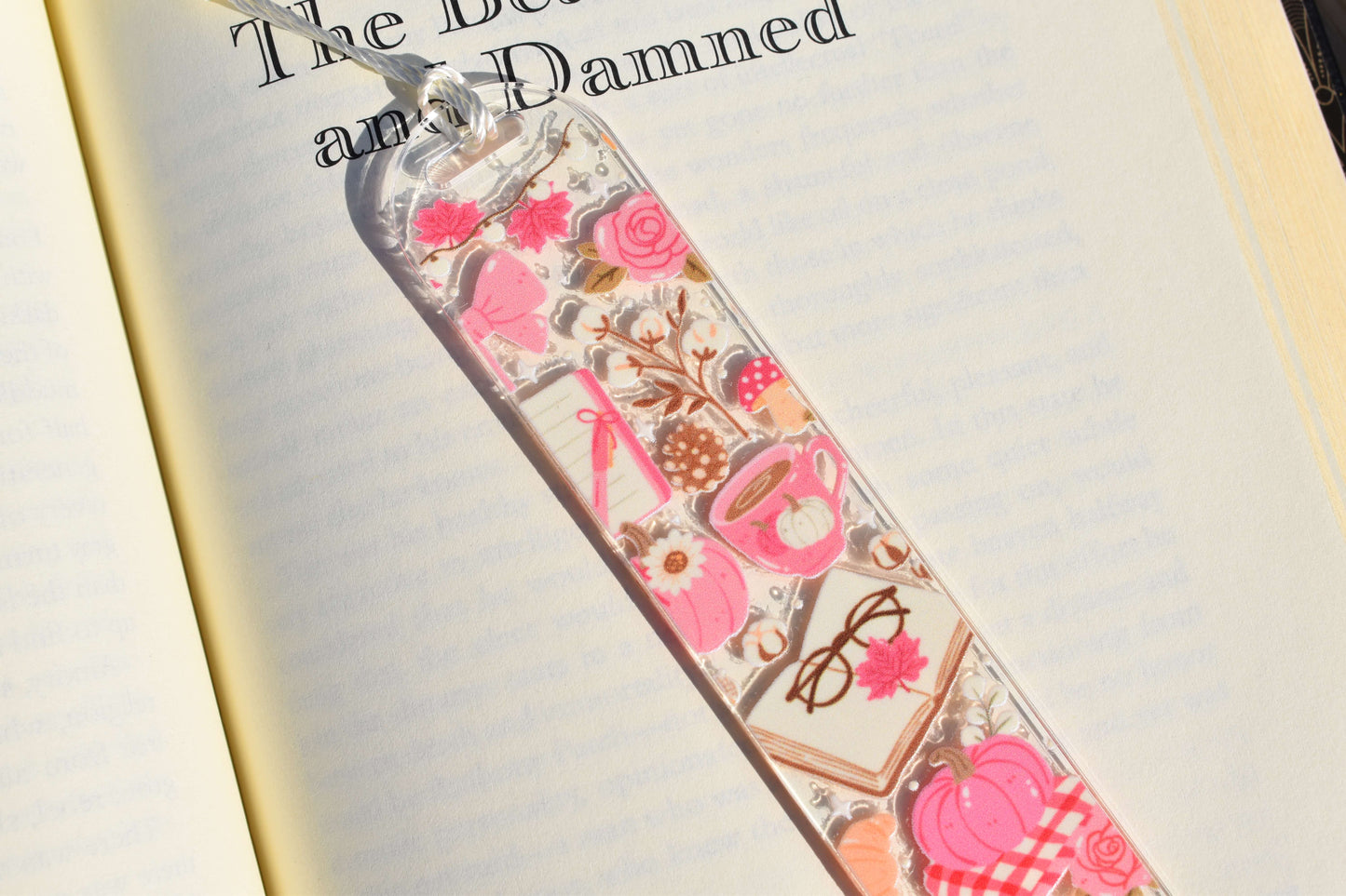 Lesezeichen Acryl - Pink Chestnut Spell