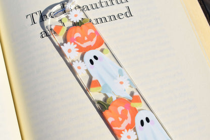 Acrylic Bookmark - Pumpkin Whispers