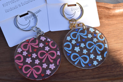 Acryl Schlüsselanhänger - Bow & Blossom