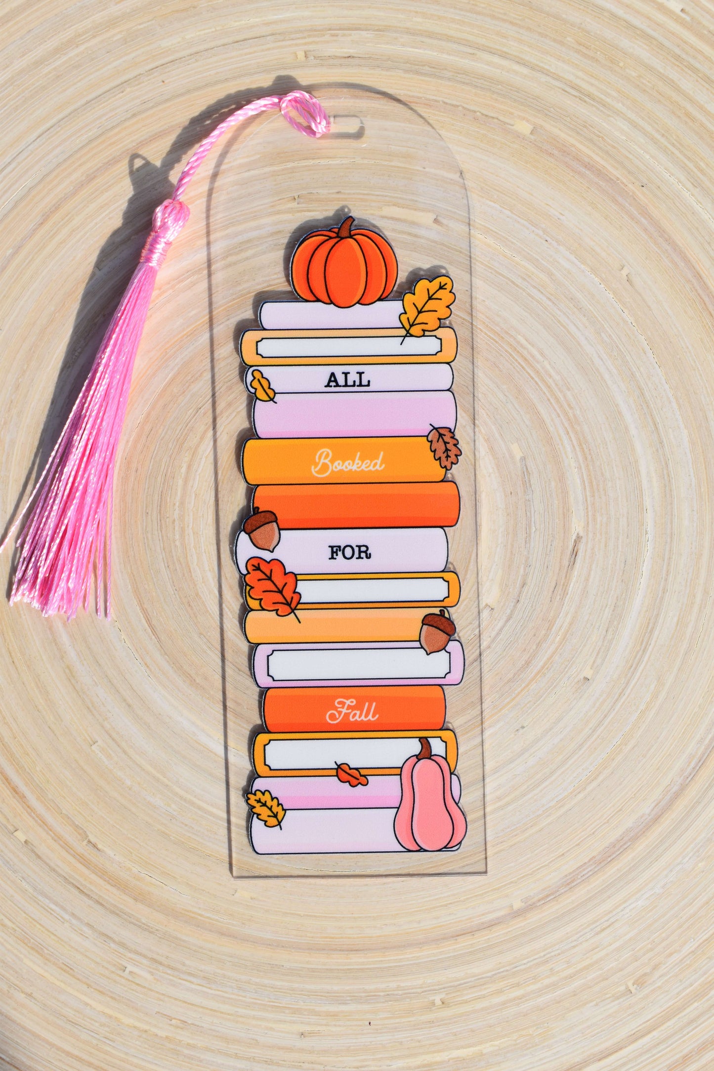 Lesezeichen Acryl - All Booked for Fall