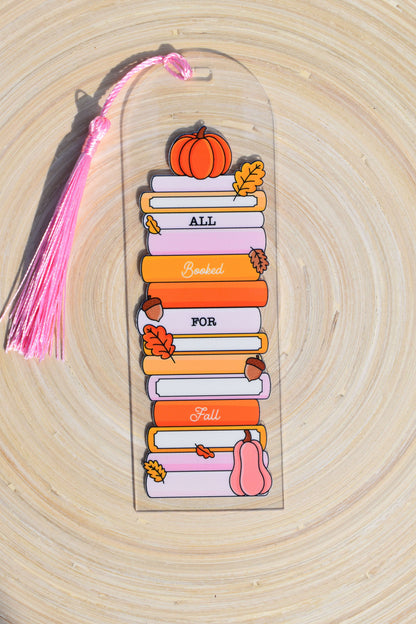 Lesezeichen Acryl - All Booked for Fall