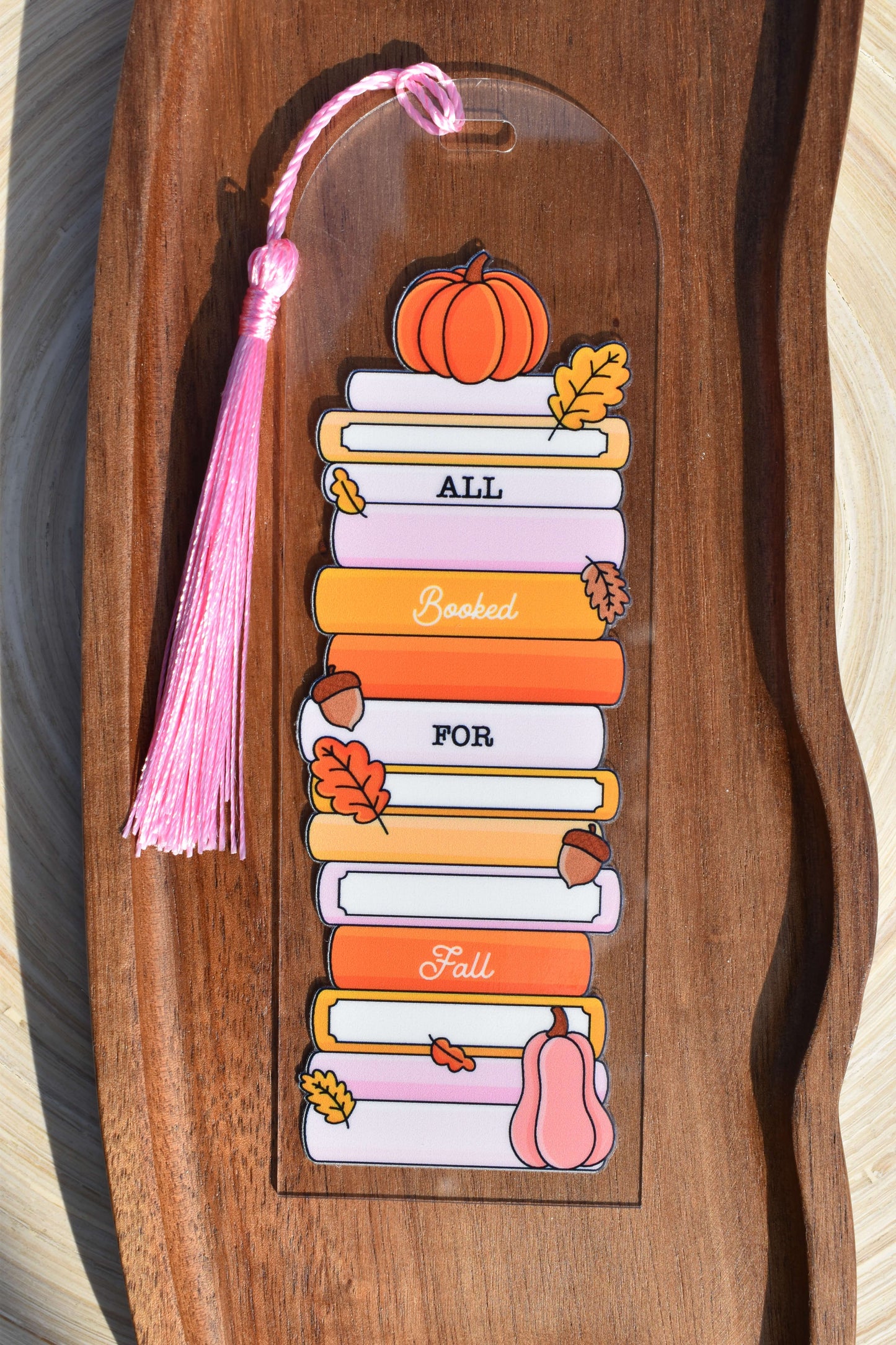 Lesezeichen Acryl - All Booked for Fall