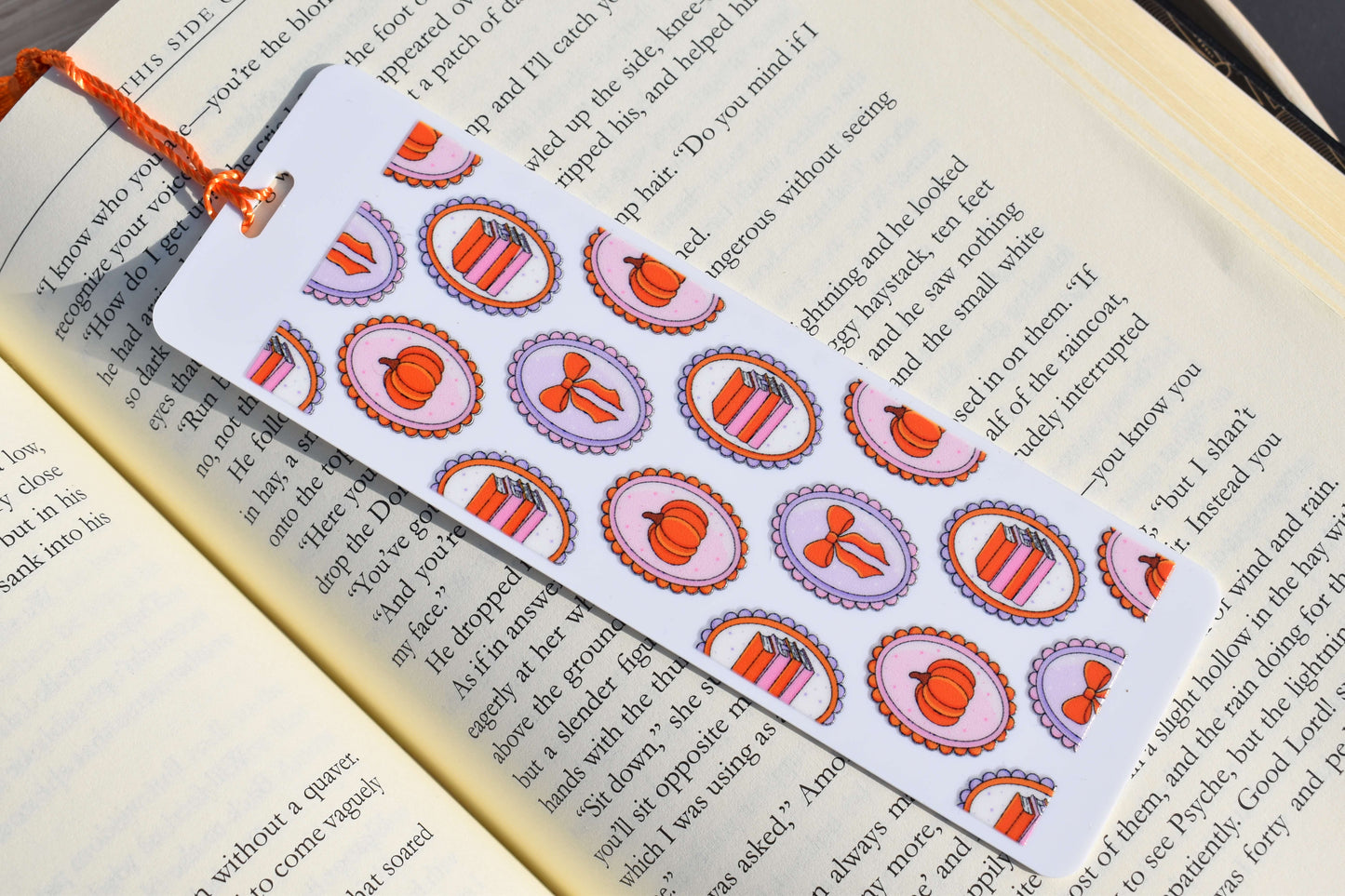 Bookmark Acrylic Solid - Pumpkin Tales