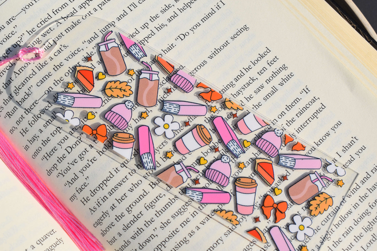 Lesezeichen Acryl - Pumpkin Pages