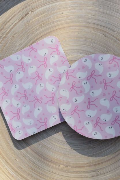 Untersetzer - Pink Boo