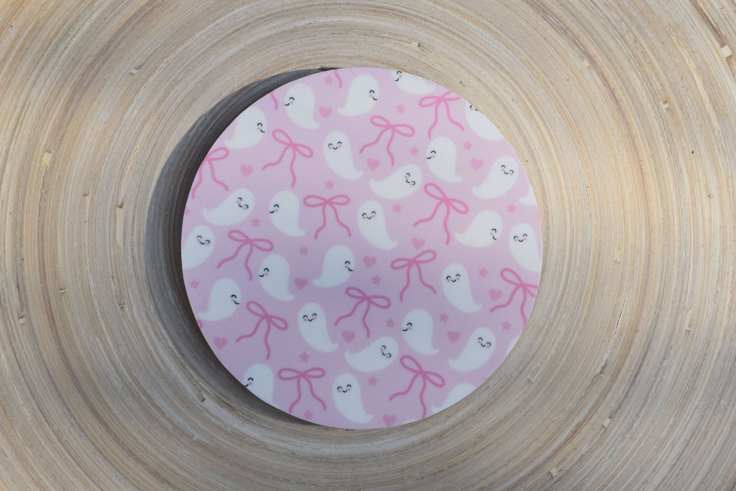 Untersetzer - Pink Boo