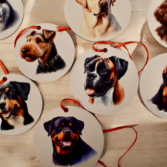 Baumschmuck - persönliche Weihnachtsdeko für Hundeliebhaber
